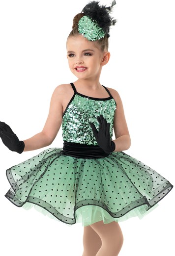 Weissman® | Ultra Sparkle Velvet Cummerbund Dress