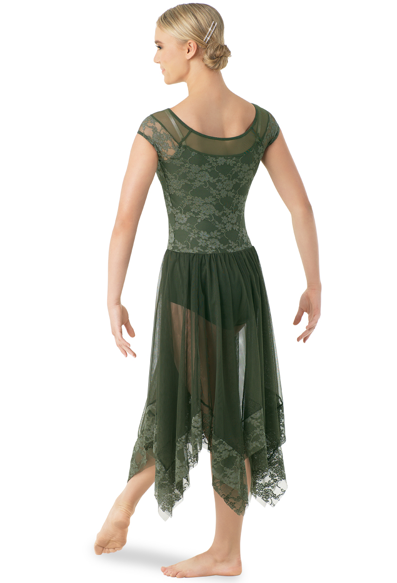 Weissman® | Off-Shoulder Handkerchief Skirt Dress
