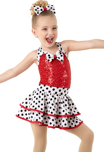 Weissman® Polka Dot Halter Dress 