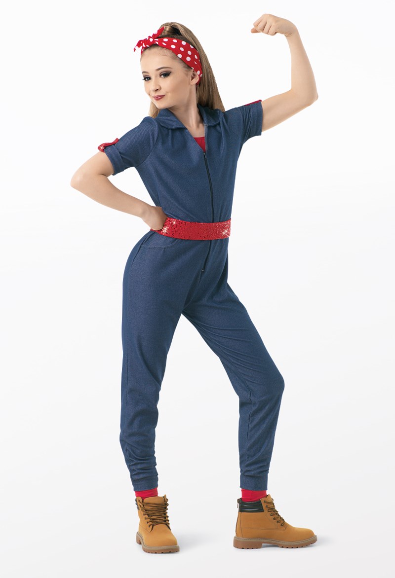 Adult Rosie The Riveter Costume - The Costume Shoppe