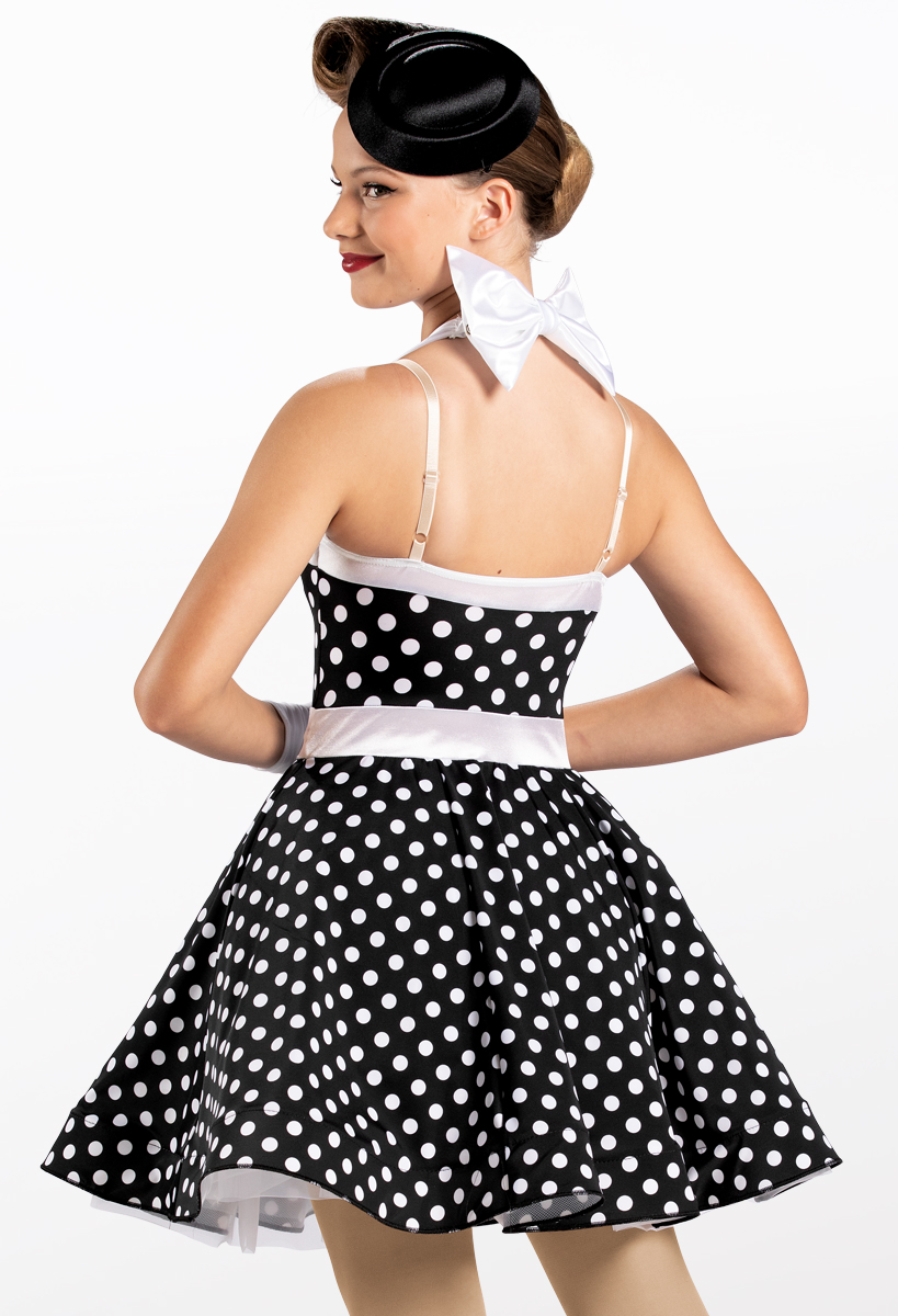 Polka Dot Halter Dress For Dance | Weissman