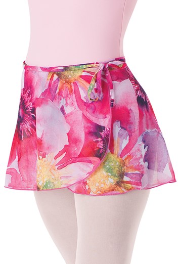 Capezio Floral Wrap Skirt