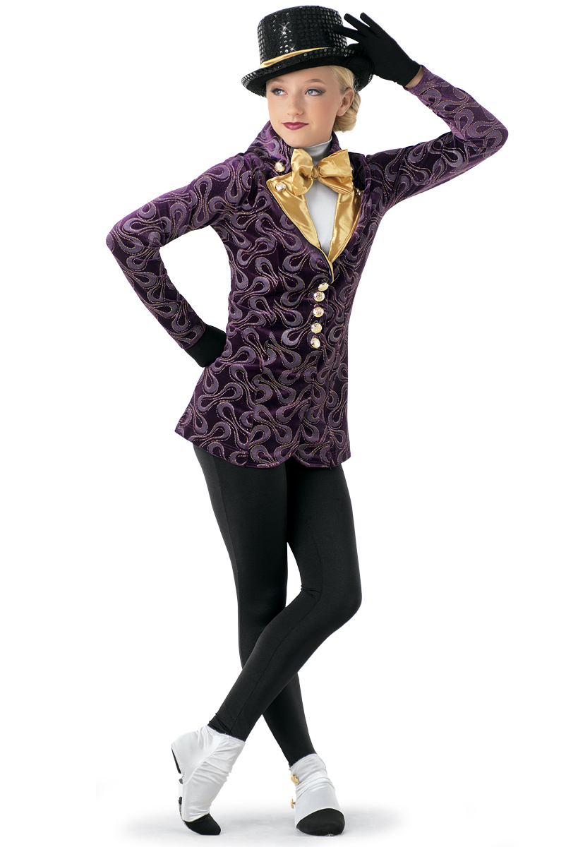 purple willy wonka jacket