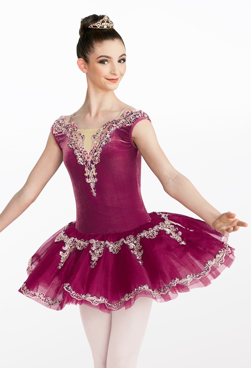 Plush Floral Trim Ballet Dress | Weissman®