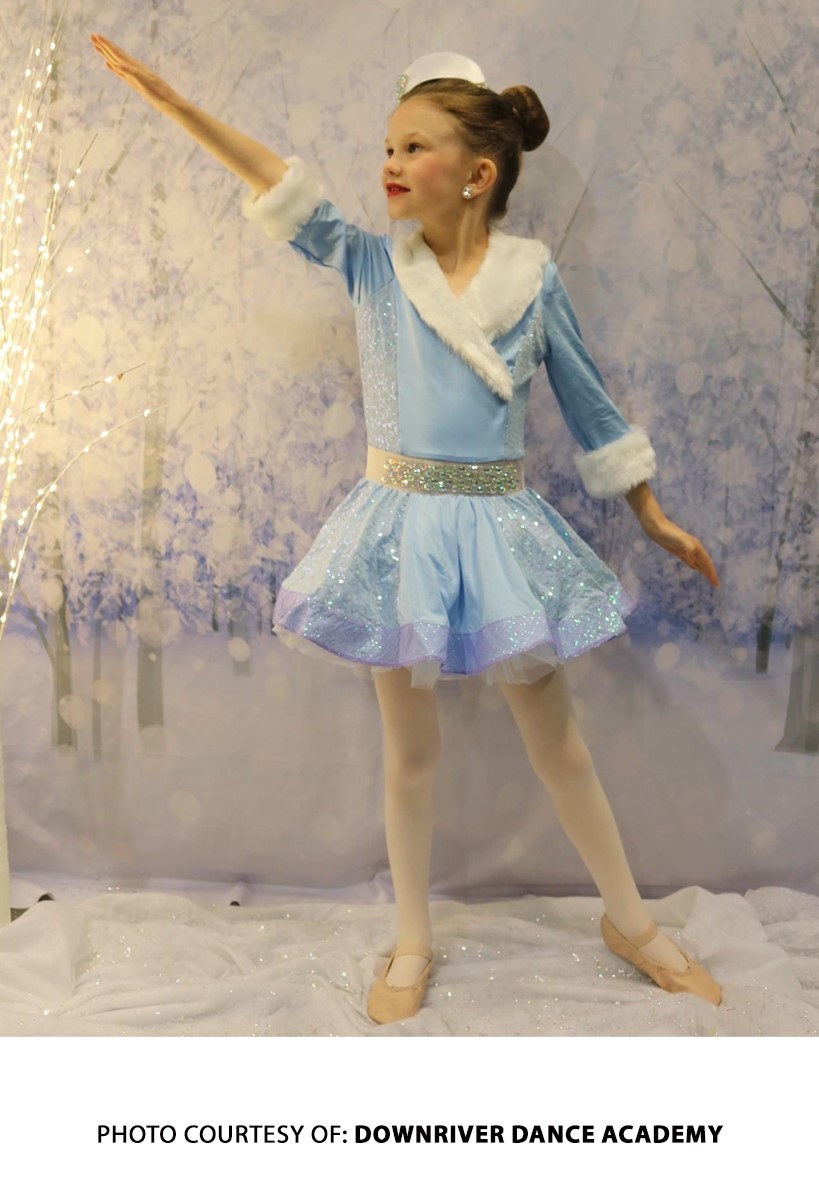 Holiday Faux Fur Wrap Dress For Dance