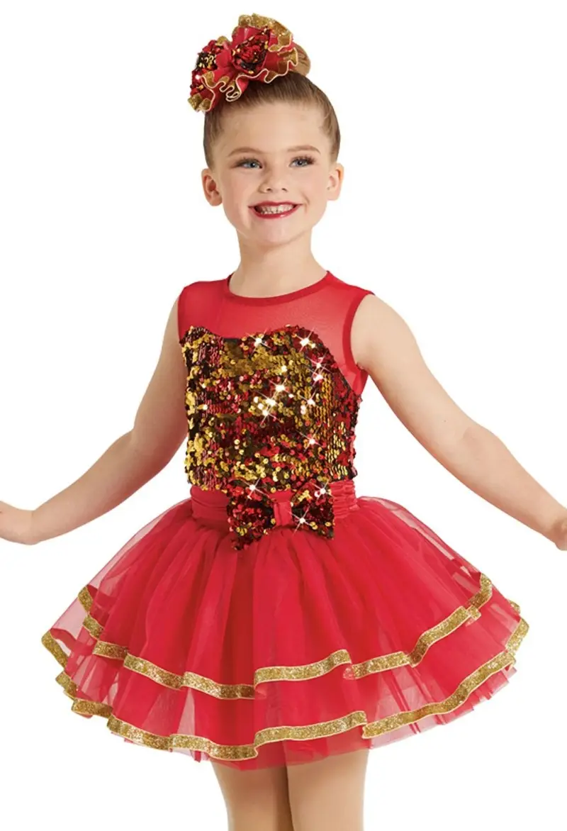 Two Way Sequin Gold Tutu Dress | Weissman Two Way Sequin Gold Tutu Dress | Weissman