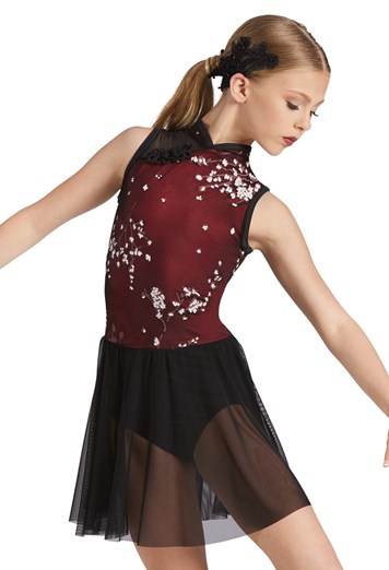 Mandarin Collar Half Skirt Dress | Weissman®