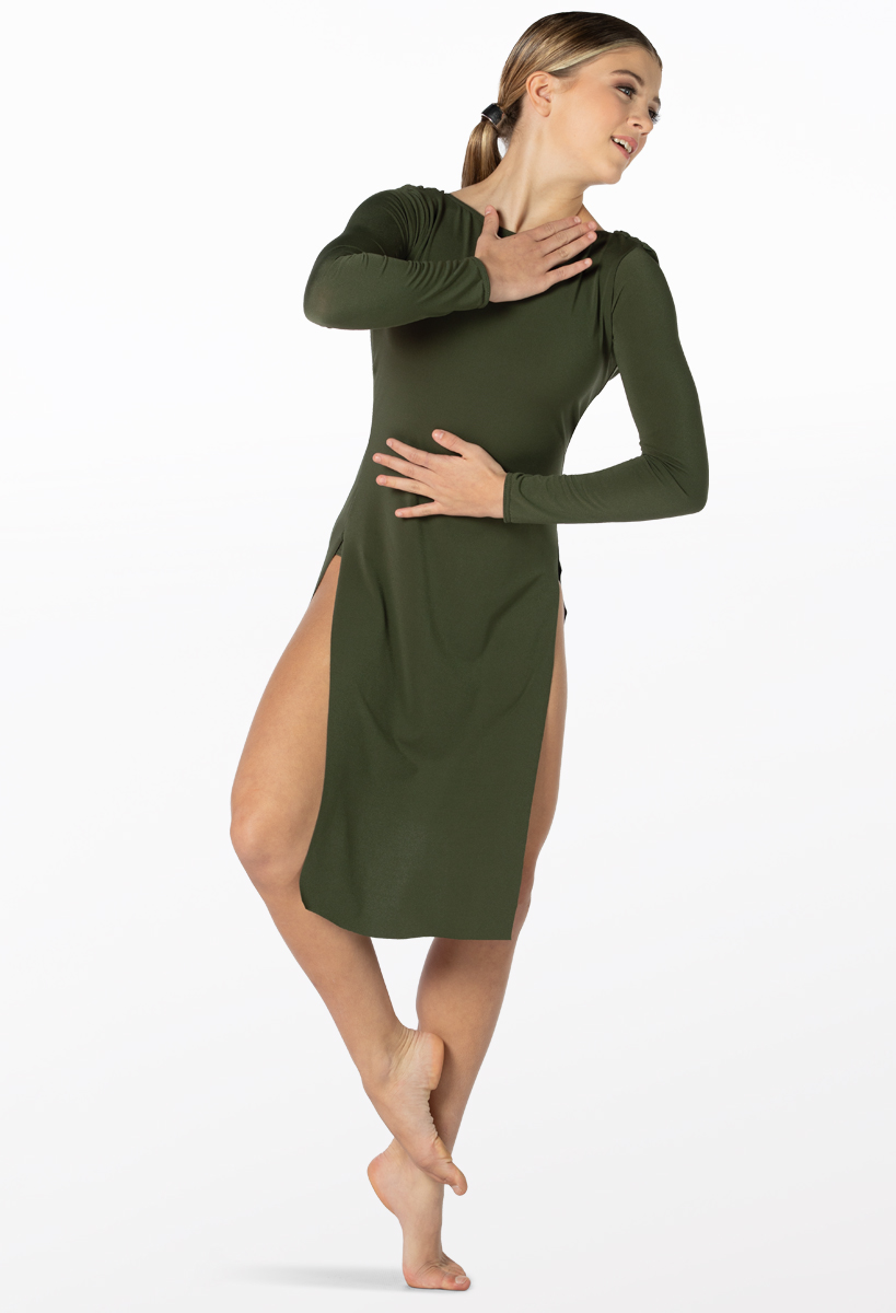 Midi Matte Jersey Dress | Weissman®
