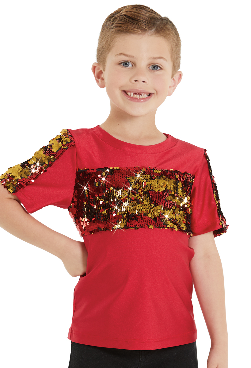 Sequin t sale shirt boy