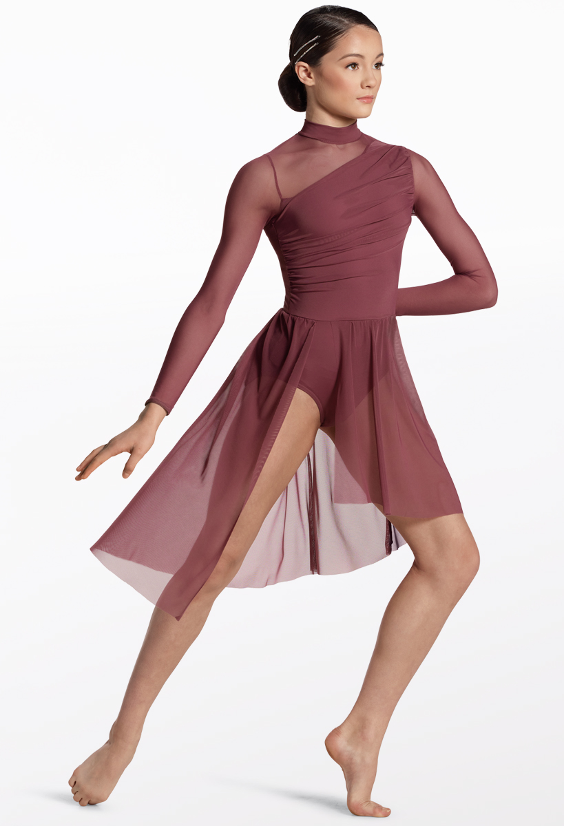 Mock Neck Asymmetrical Dress | Weissman®