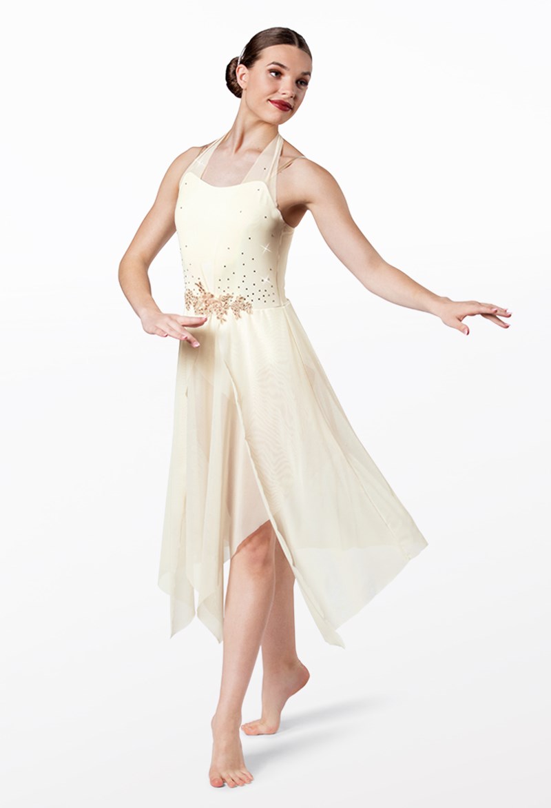 Handkerchief Hem Crystal Dance Dress | Weissman®