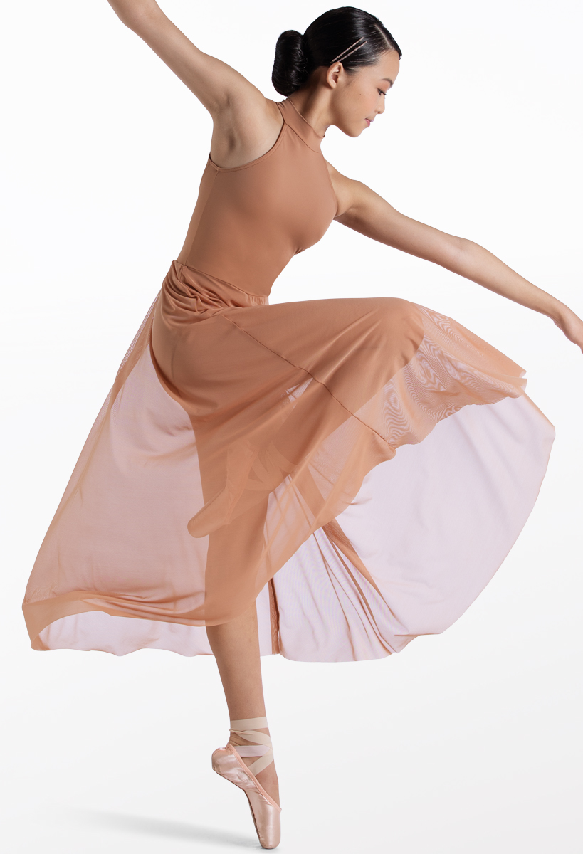 Mock Neck Maxi Length Dance Dress | Weissman®
