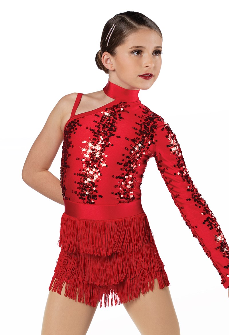 One Sleeve Asymmetrical Dance Dress | Weissman®