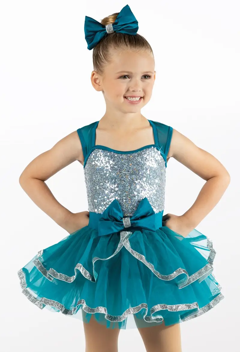 strapless open back dress Cowgirl Tutu Dress, Western Party Dress main image 1