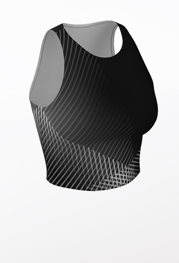 Futuristic Lines Custom Cropped Top | Weissman®