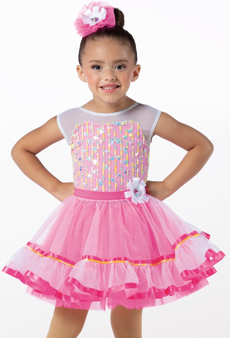 Ribbon Sequin Dress Kids Dance Costume | Weissman®