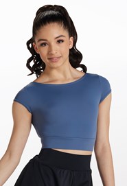 Knotted Bow Back Crop Top