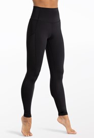 Buy Werk Dancewear Stella Leggings - Fashionable Activewear Designed for  Dance (Adult - Medium, Black) at