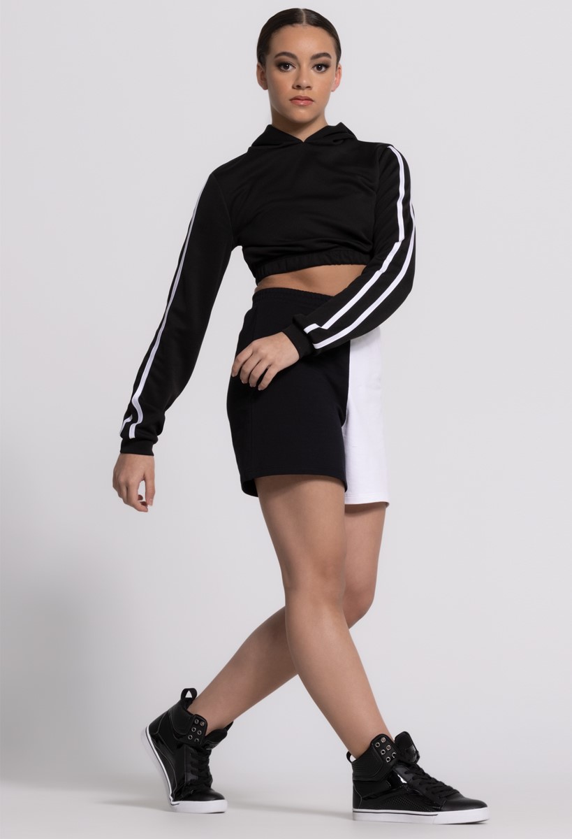 Long French Terry Color Split Shorts | Weissman®