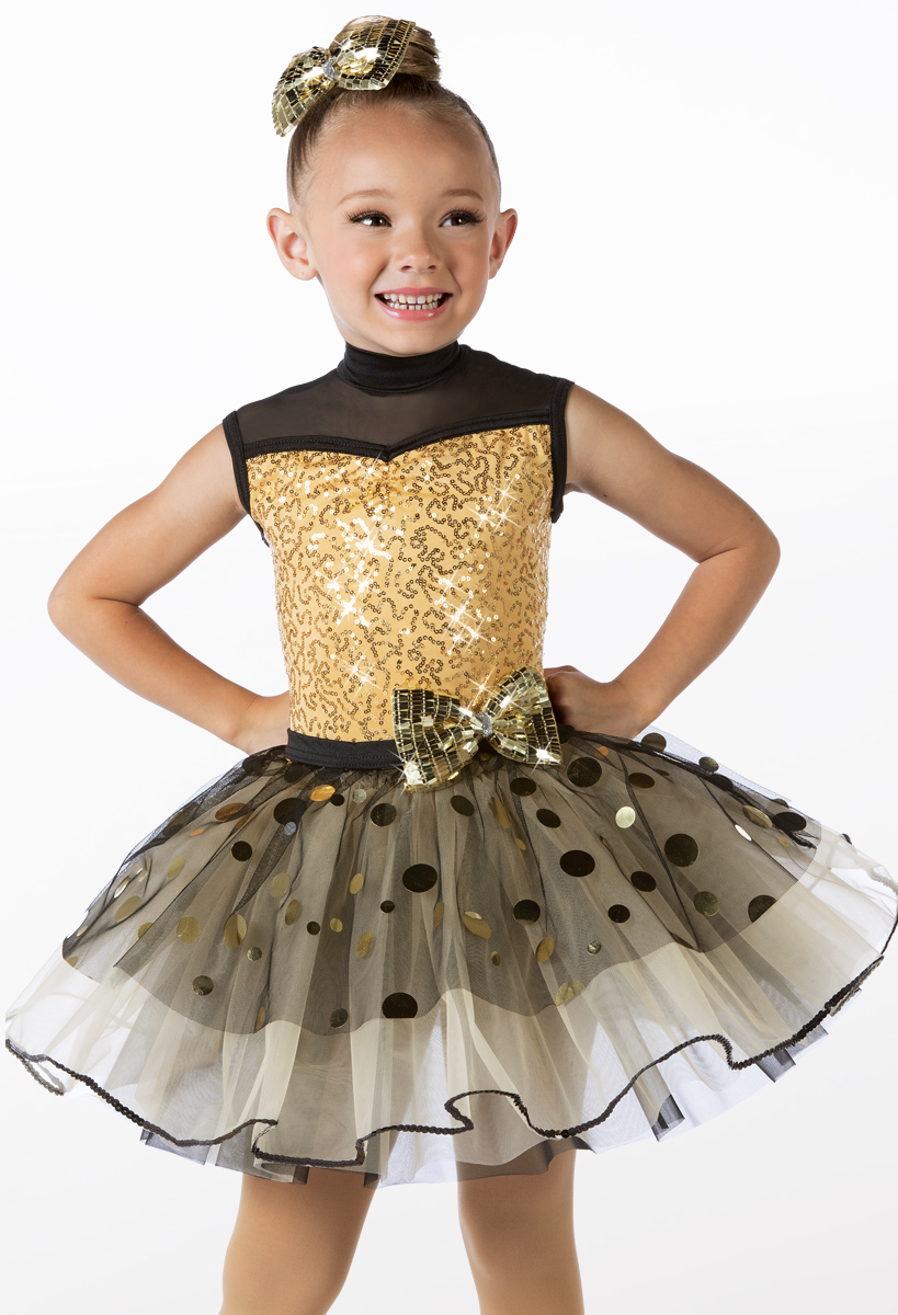 Metallic Polka Dot Dance Dress Costume | Weissman®