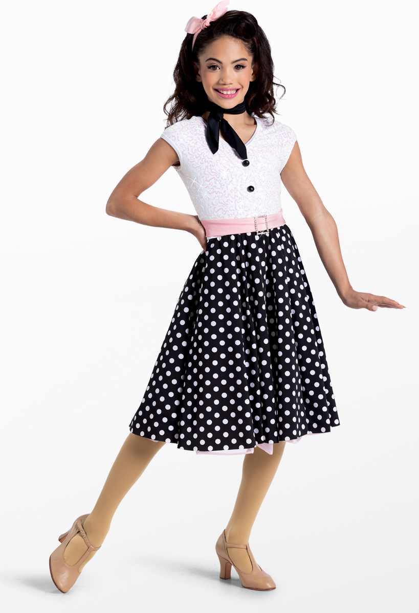 Polka Dot Grease-inspired Dance Dress Weissman®