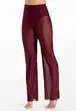 Power Mesh Wide Leg Pants