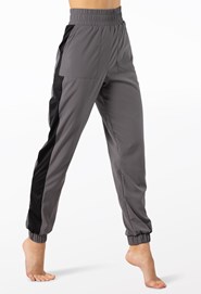 Gray High Waist Dance Pants (SPANDEX) - 200+ Colors