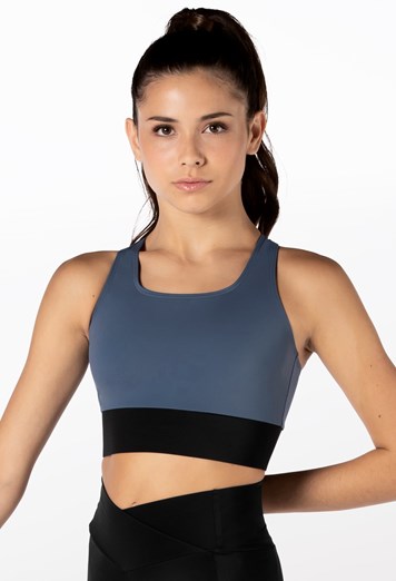 Square Neck Racerback Crop Top