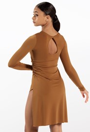 Ruched Matte Jersey Overdress
