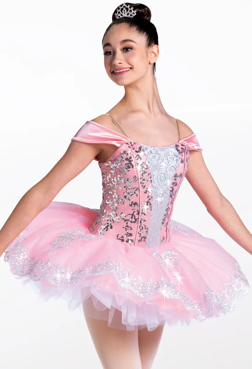 sugar plum fairy professional pink ballet dress EM1297 EMTUTU Nutcracker Dan tier tutu ensures a flawless fit every time Wholesale 3D Design Professional Performance
