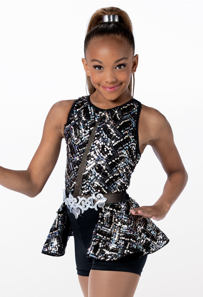 Inverted Illusion Inset Sequin Costume | Weissman®