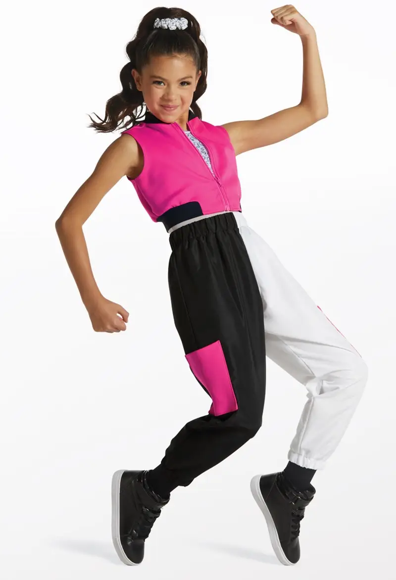Neon Utility Vest Hip-Hop Costume Set | Weissman®, image size:800x1172