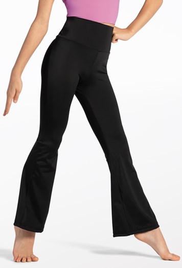 Fitted Flare Leg Pants