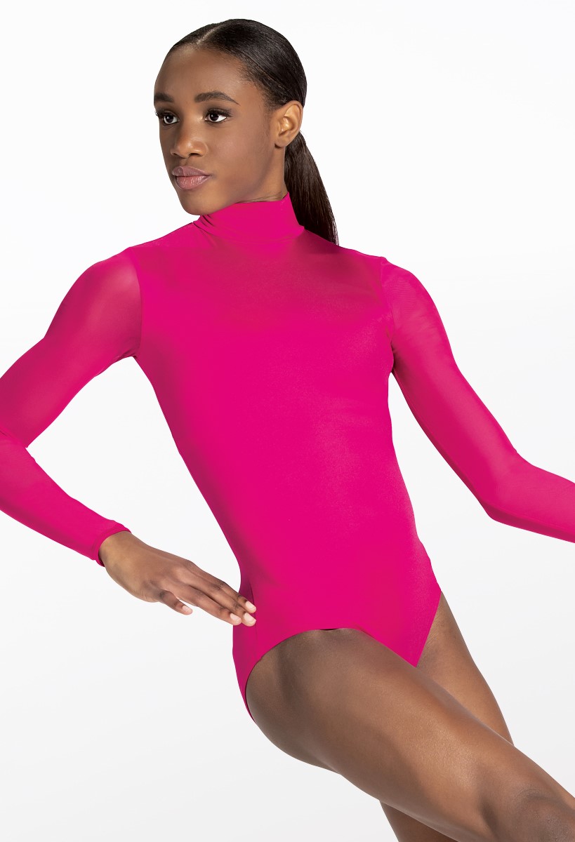 Long sleeve dance leotard deals