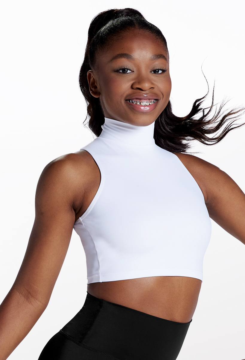 FCRB WIND PROOF MOCK NECK TOP 白 M Mock Neck Croptop | Weissmans®