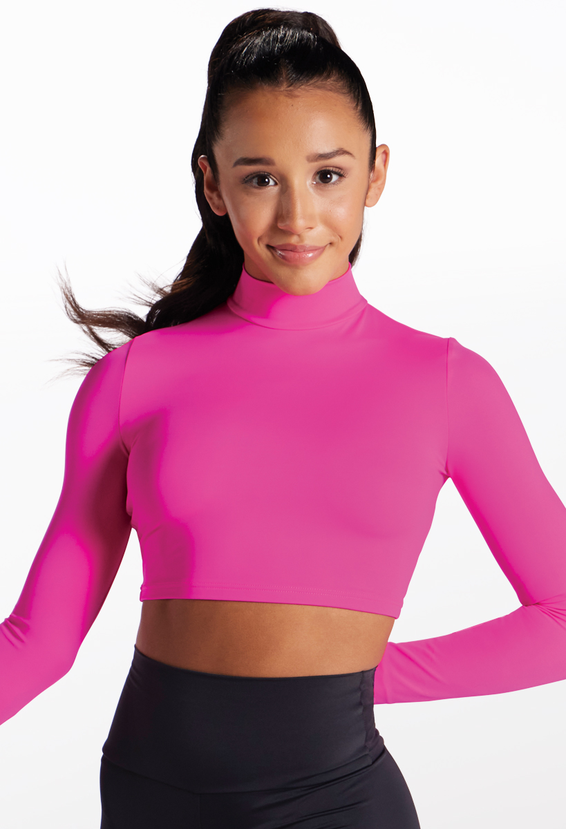 Pink Long Sleeve Croptop | Weissmans®