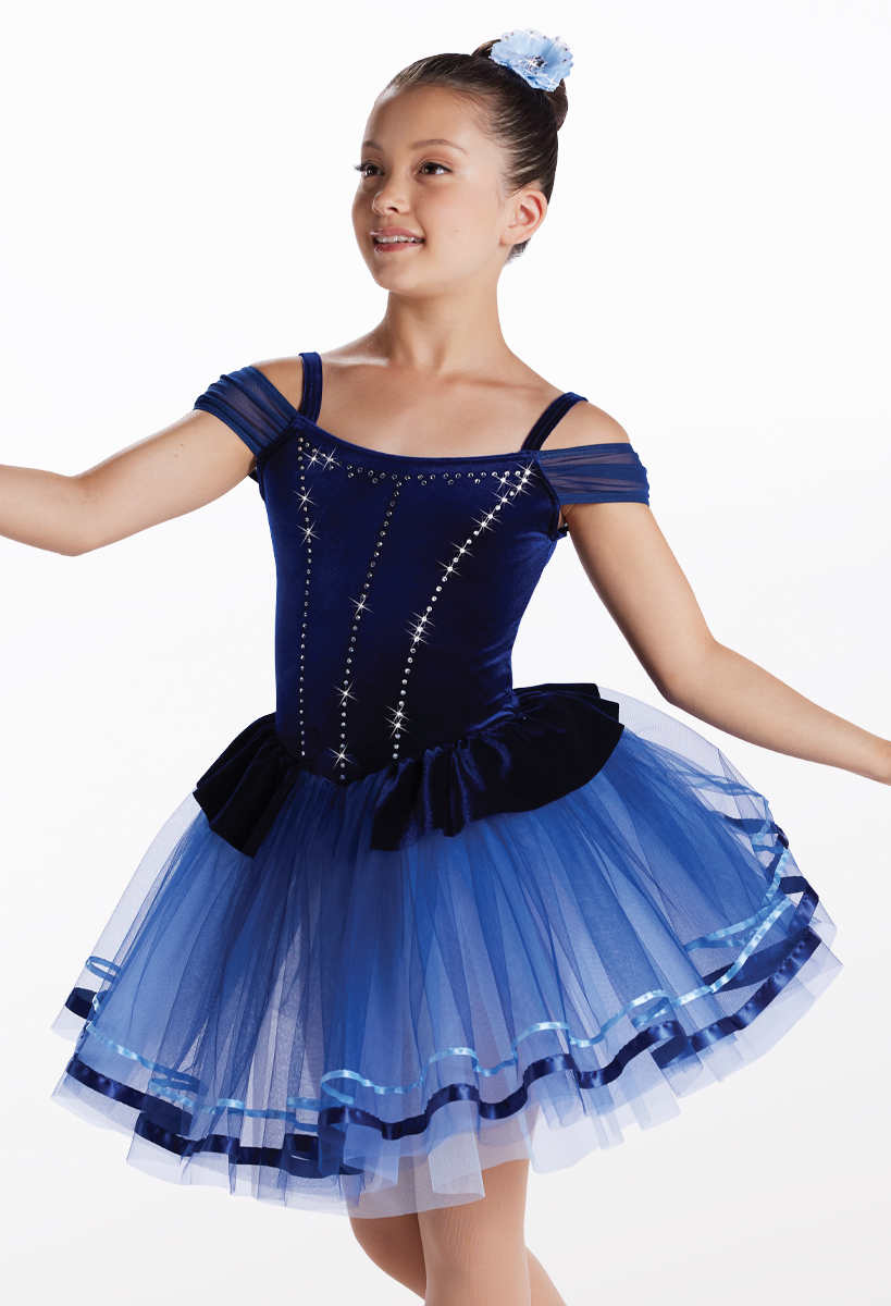 Crystal Piping Degas Tutu Dance Dress | Weissman®