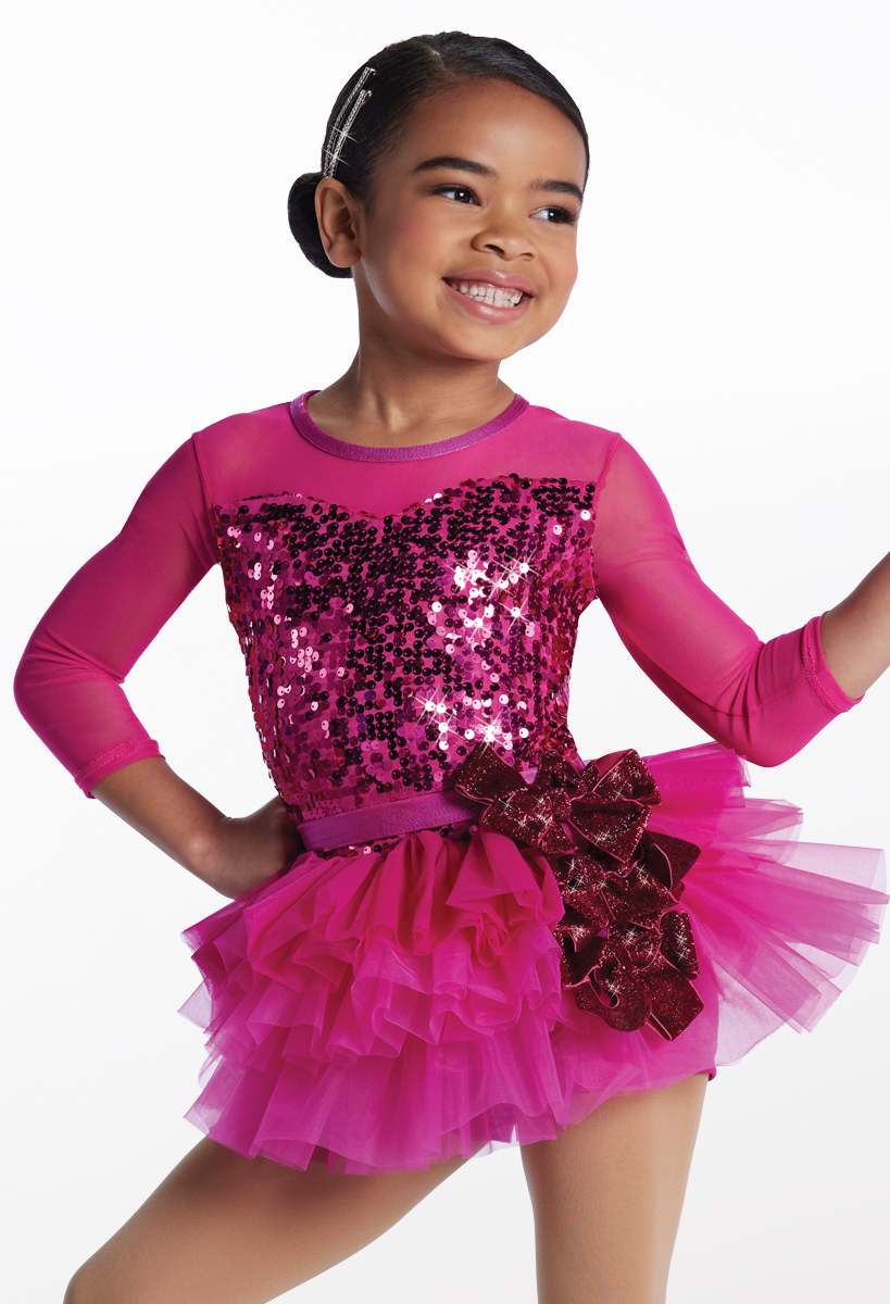 Weissman Dance lyrical dress costume pink ombre GIVE ME LOVE 12757-child hot LC