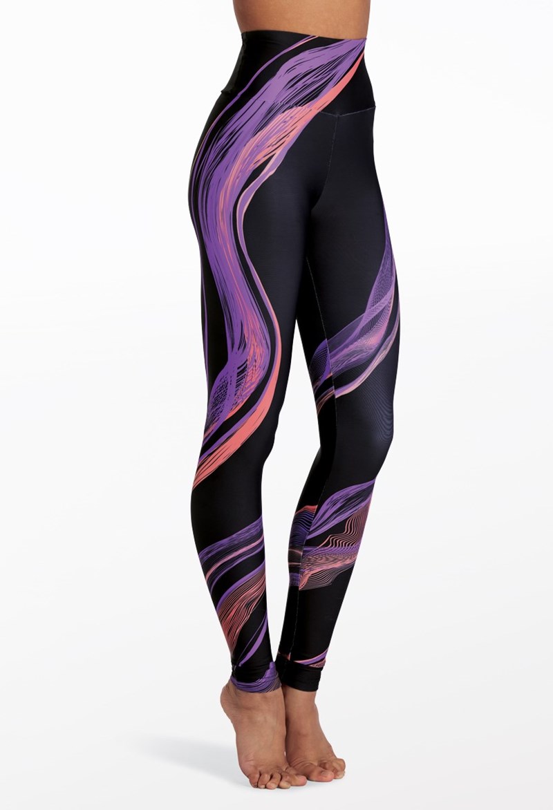 Marbled Swirl Print Leggings For Dance | Balera™