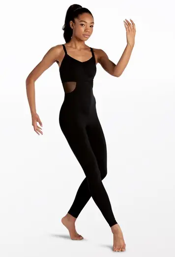 FlexTek Mesh Cutout Unitard