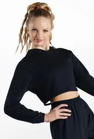 Cutout Laced Back Hoodie