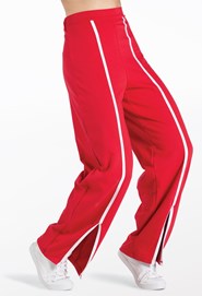 Ladies latin dance pants by PRIMABELLA model Брюки CLASSIC LATIN RED