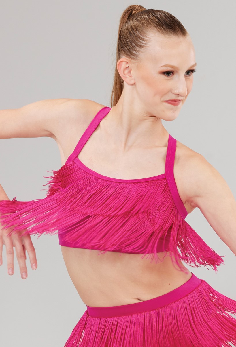 CLANE  FRINGE CAMISOLE ALL IN ONE 0サイズ Womens Western Cowgirl Fringe Top - Country Concert Outfits