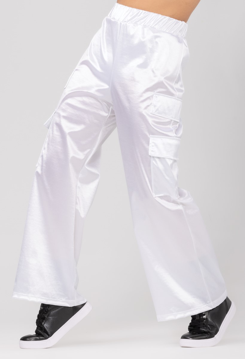 ESMOK suspender elegant pants パンツ ホワイト ESMOK suspender elegant pants パンツ ホワイト