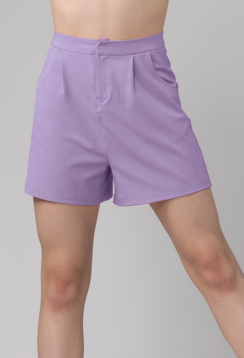 Longline Stretch Suit Shorts | Weissman® Longline Stretch Suit Shorts | Weissman®