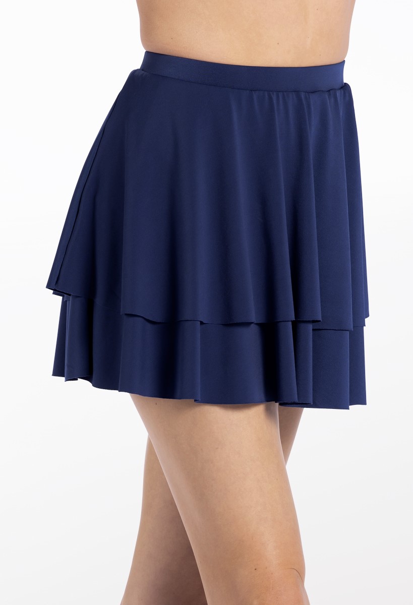 Jersey Two-Tiered Mini Skirt For Dance | Weissman®