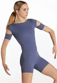Cutout Sleeve Biketard