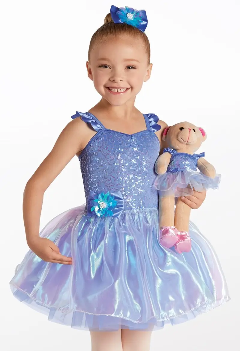 Ruffle Strap Teddy Bear Dance Costume | Weissman Ruffle Strap Teddy Bear Dance Costume | Weissman