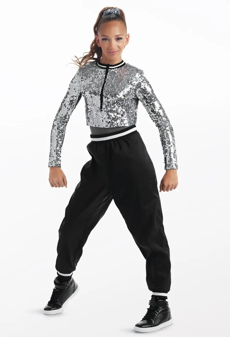 Sporty Sequin Hip-Hop Costume Set | Weissman®, image size:800x1172