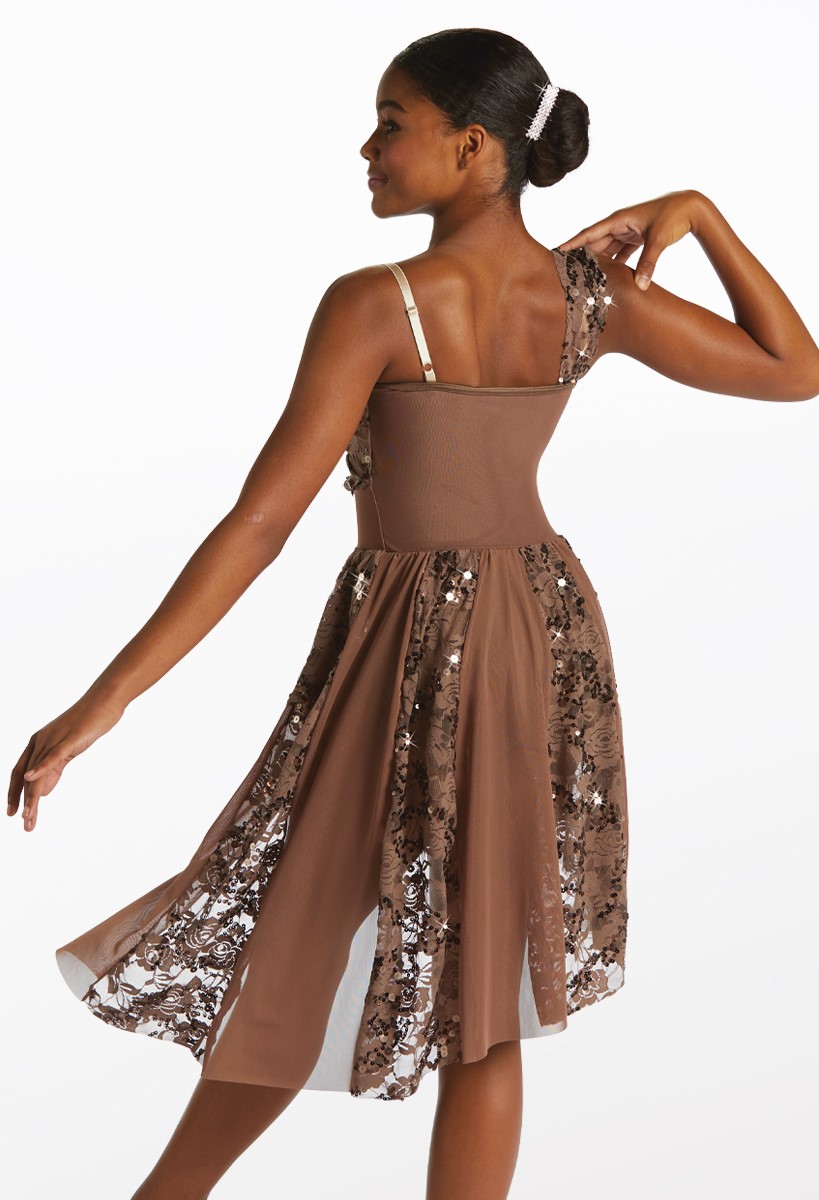 Drape Front Asymmetrical Dance Dress | Weissman Drape Front Asymmetrical Dance Dress | Weissman
